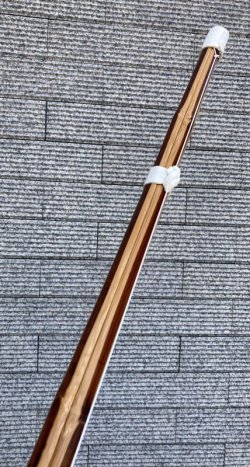 画像2: 焔鐵　胴張　白吟柄風仕組竹刀　完成品