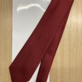審判用ネクタイ　エンジ　＜無地＞
